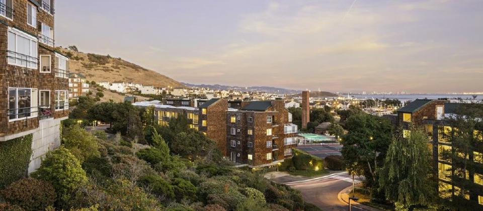 A Breathtaking Sunset View from the Hilltop